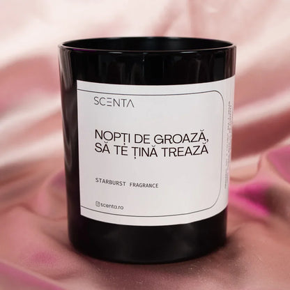 Lumânare parfumată Nopți de groază, să te țină trează