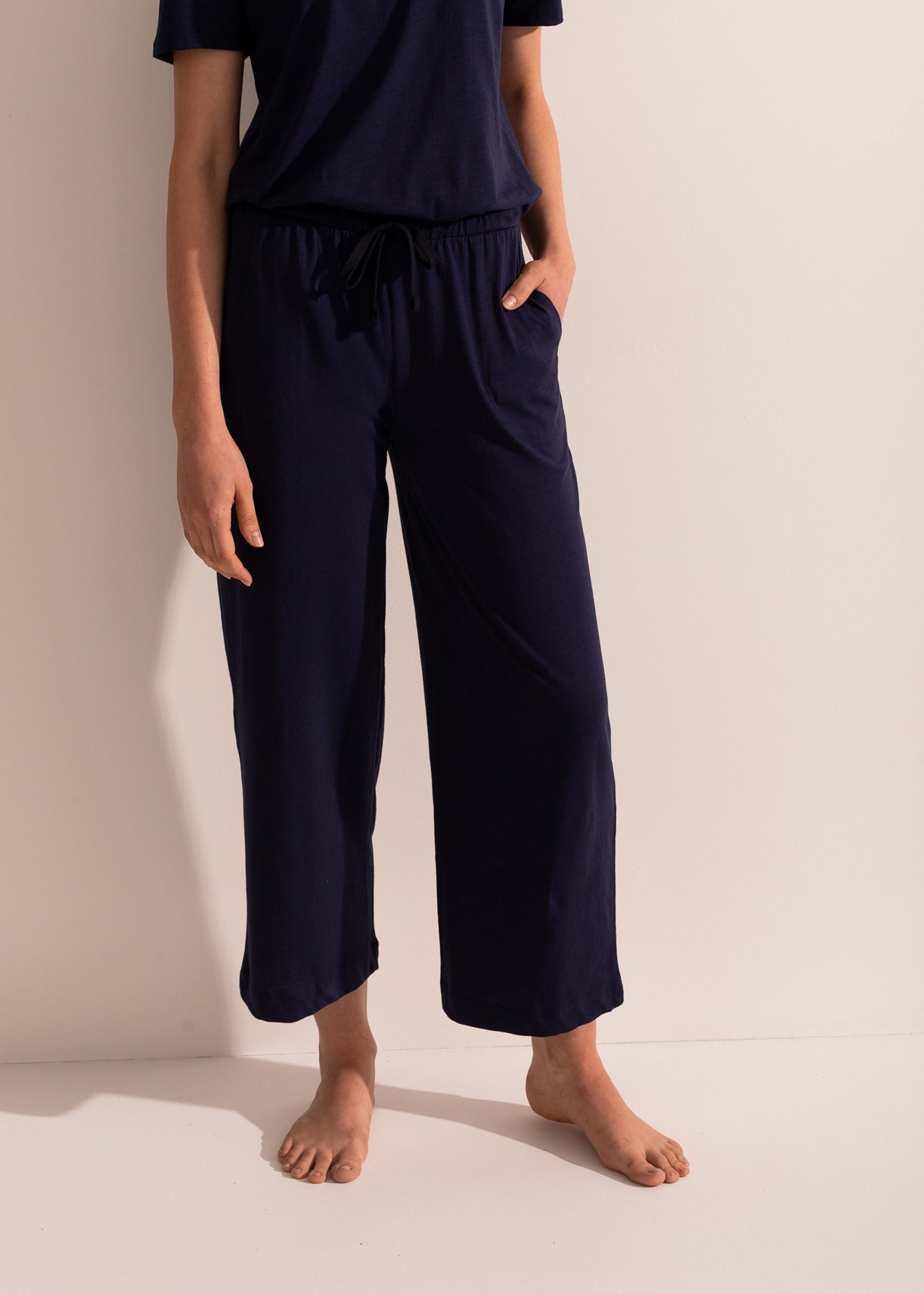 Pantaloni Damă Texture Bumbac