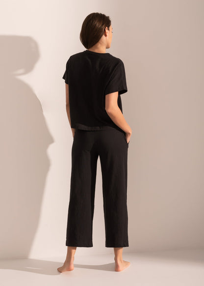 Pantaloni Damă Texture Bumbac