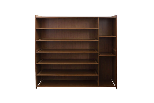 Pantofar din bambus, 10 rafturi, 130*119*28 cm, D184