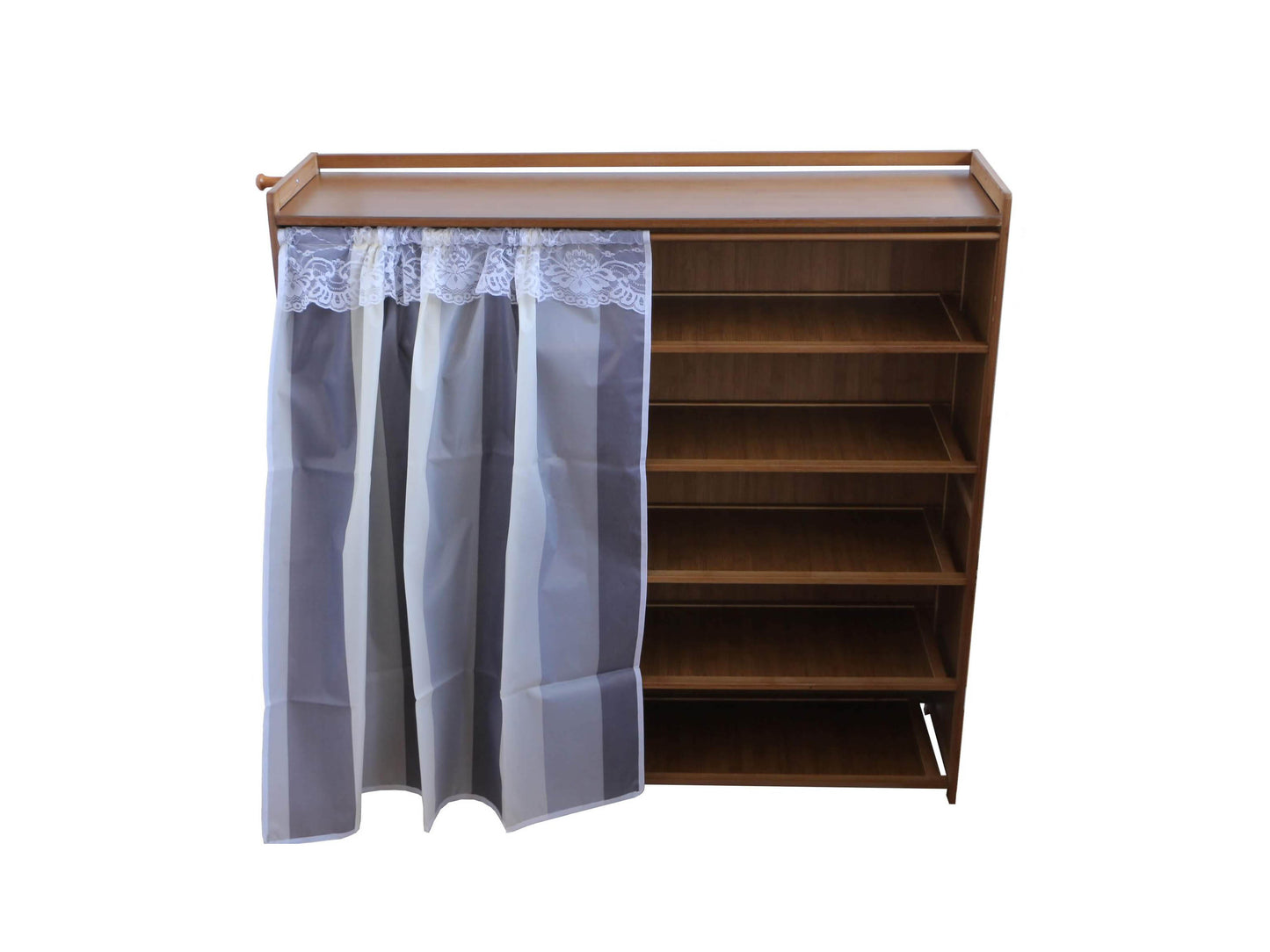 Pantofar din bambus, 6 rafturi, 102*101*28 cm, D185