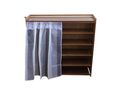 Pantofar din bambus, 6 rafturi, 102*101*28 cm, D185