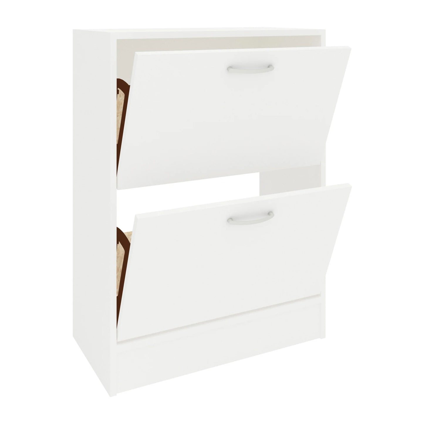 Pantofar Rin, 2 Usi, Alb, 63 x 30 x 85 cm