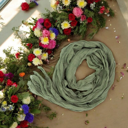 Pânză textil decorativă pentru masă - verde deschis