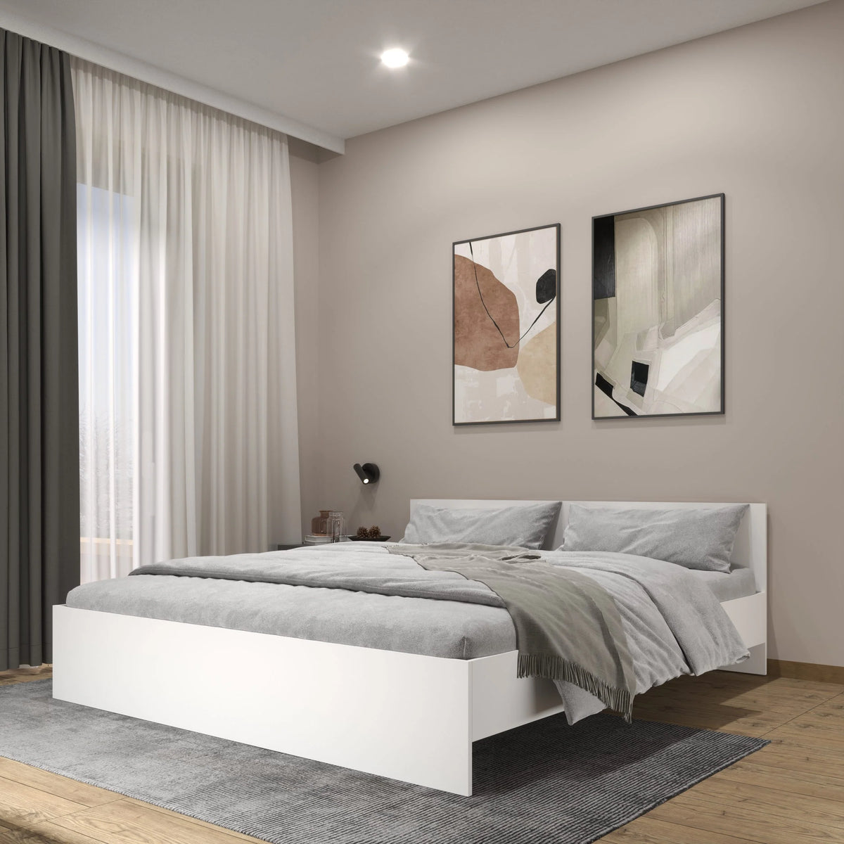 Patrick Remy Designs Pat Remi, 200 x 180 cm, Alb – 221.ro
