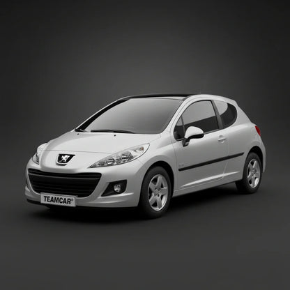 Covorase Tip Tavita Compatibile Peugeot 207 Hatchback (3 usi 2009-2012)-Black