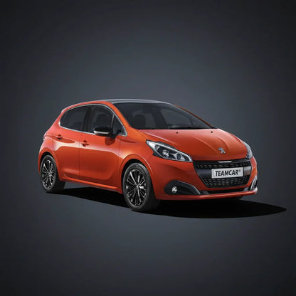Covorase Auto Tip Tavita Compatibile Peugeot 208 (5 usi,2015-2019) Red