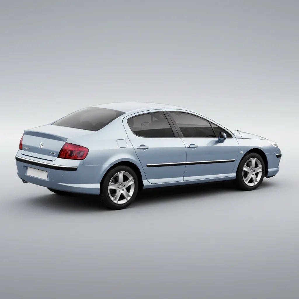 Covorase Auto Tip Tavita Compatibile Peugeot 407 Sedan (2004-2010) Silver