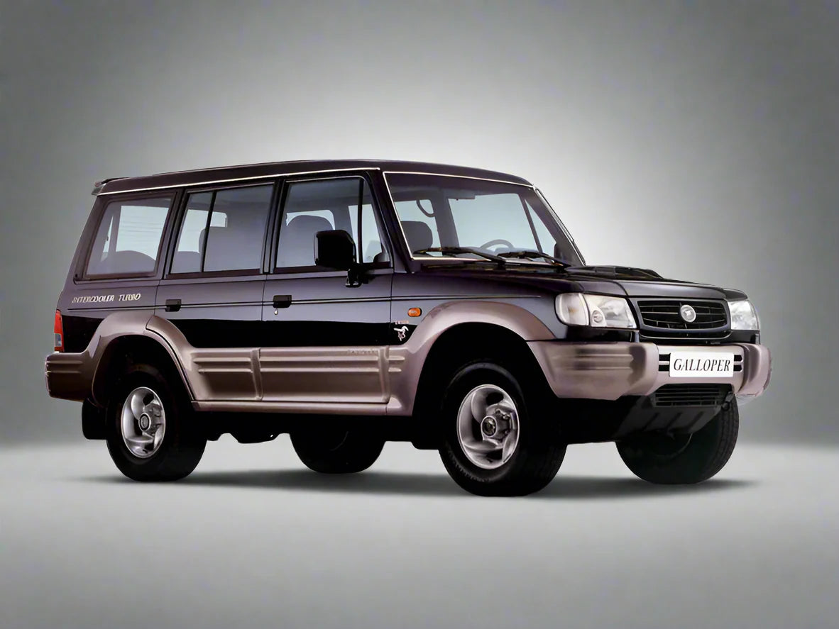 Hyundai Galloper Covorase Auto TeamCar®- Cauciuc Tip Tavita/ Blue