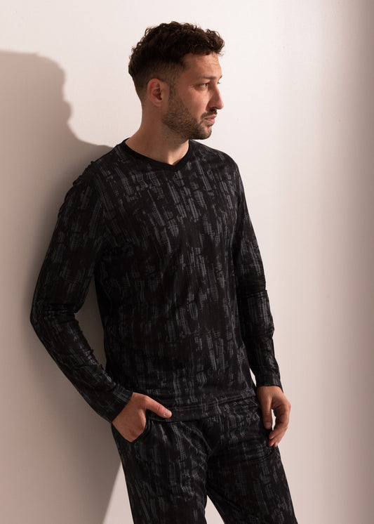 Pijama Bărbați Calvin Micromodal Slim Fit