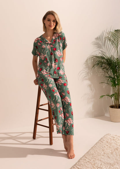 Pijama Damă Flora Modal