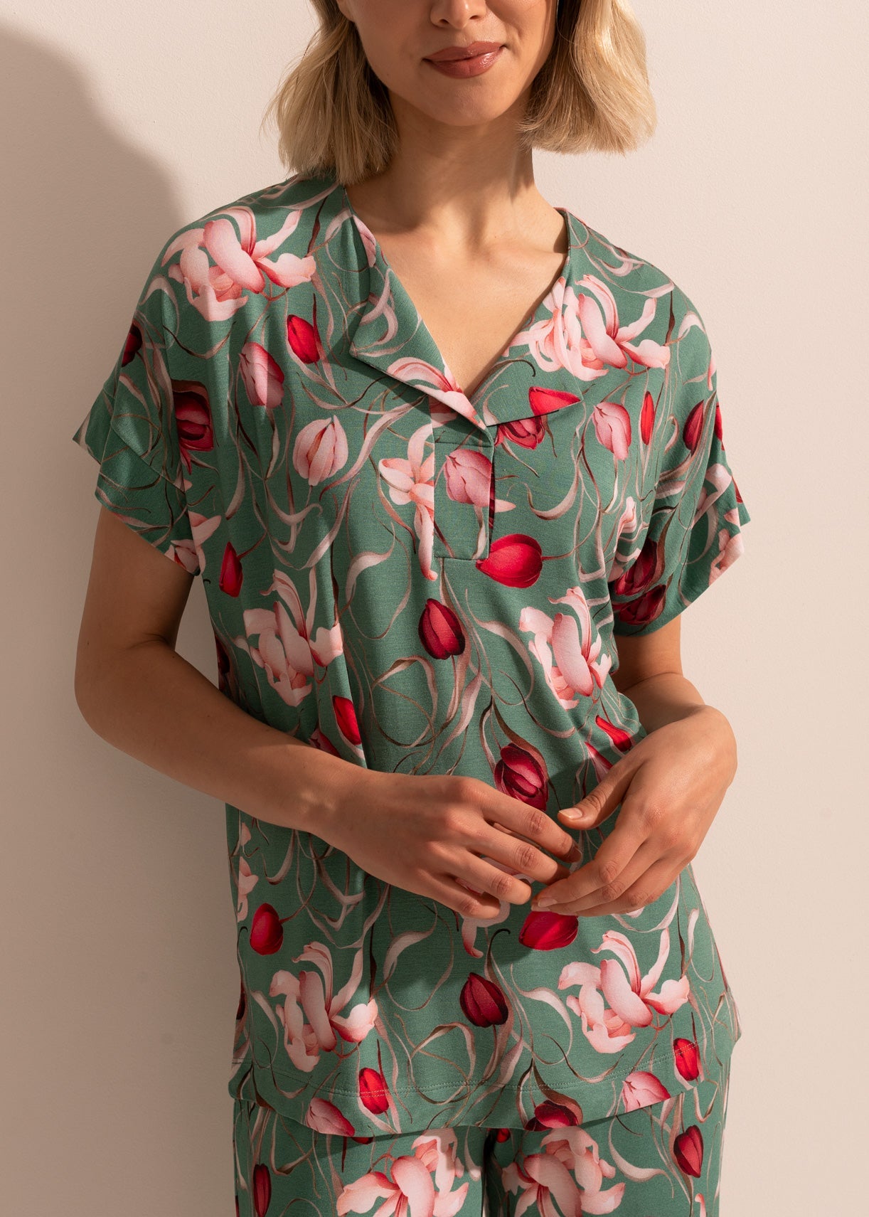Pijama Damă Flora Modal