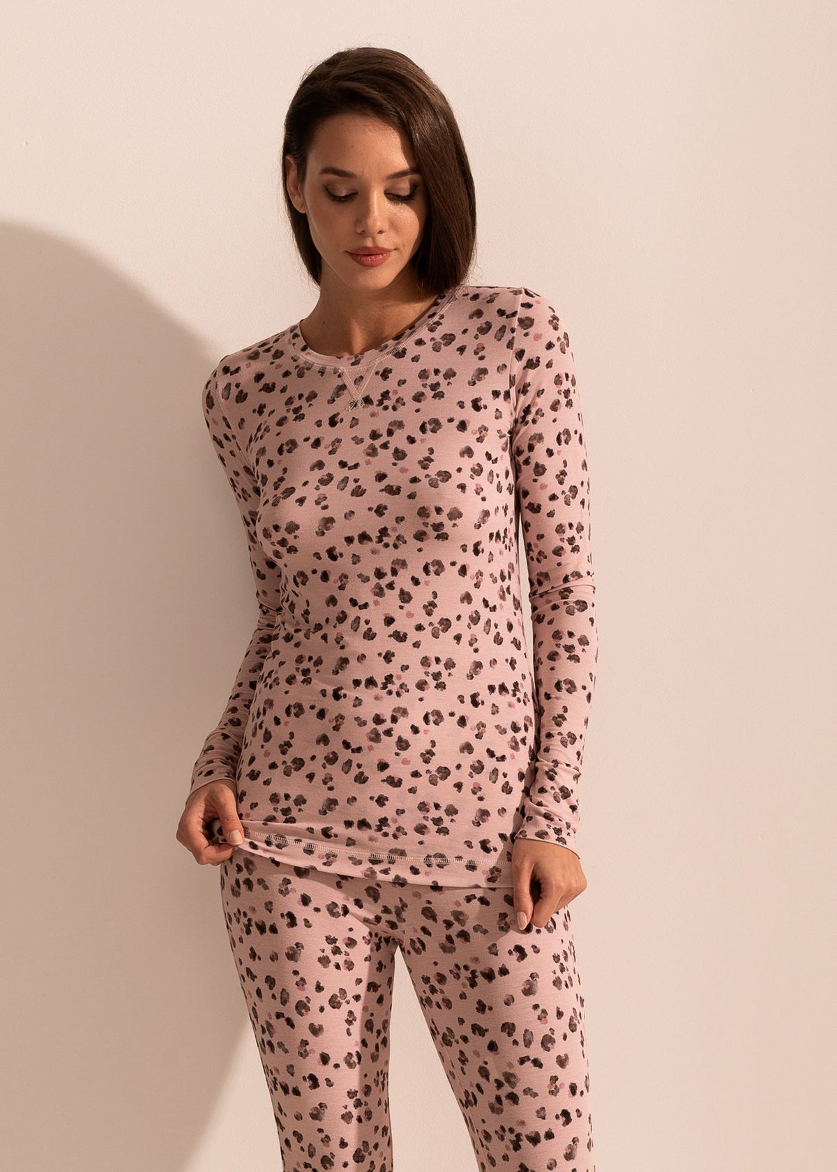 Modal Roz Pijama Damă Modal Aria Roz – 221.ro
