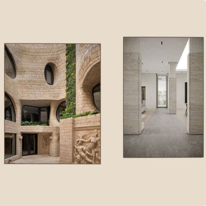 Mostrar panouri flexibile din praf de piatra, Naimeed F14, 6 modele, 15X30 cm