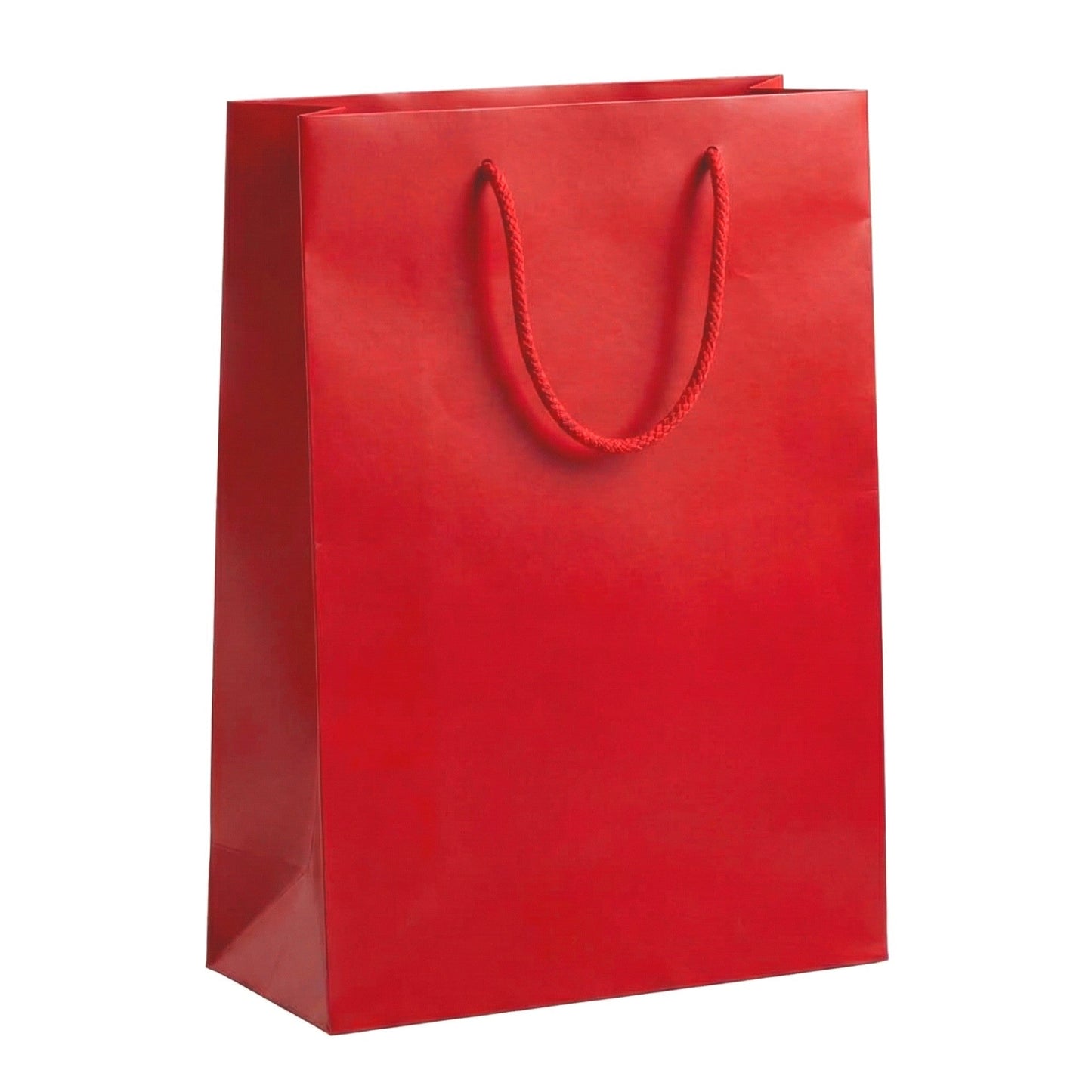 Pungi cadou dreptunghiulare uni - roșu (set 12 buc)