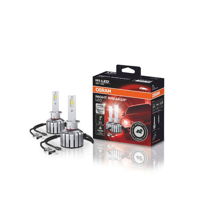 Kit led H1 Osram Night Breaker 6000k 3100 lumeni omologare RAR