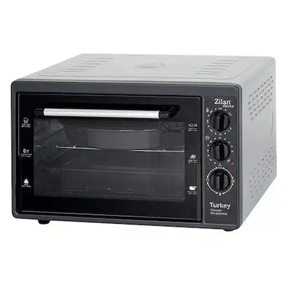 Cuptor electric Zilan, capacitate 38 Litri, putere 1500W, timer control 90 min, gratar, tava dreptunghiulara, negru / ZLN 5320_G