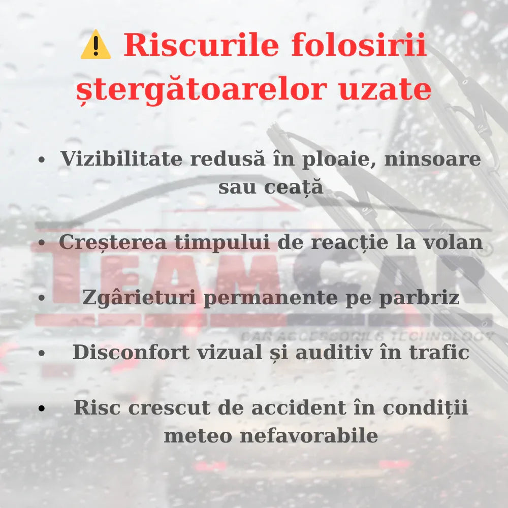 Ștergătoare TeamCar® Opel Corsa C (2000–2006) – Set Complet - 221.ro