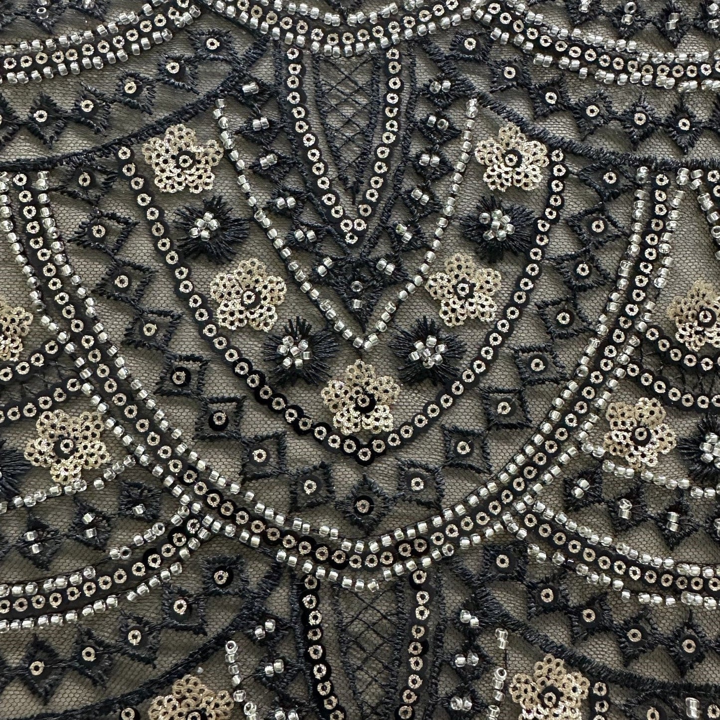 Rochie neagra scurta din satin cu paiete Celebrity