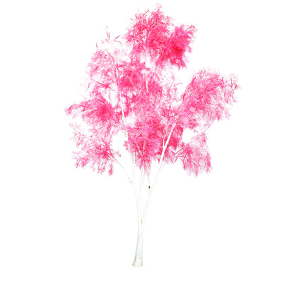 Copac artificial decorativ fara ghiveci, Naimeed D3050, culoare Roz, 220 cm