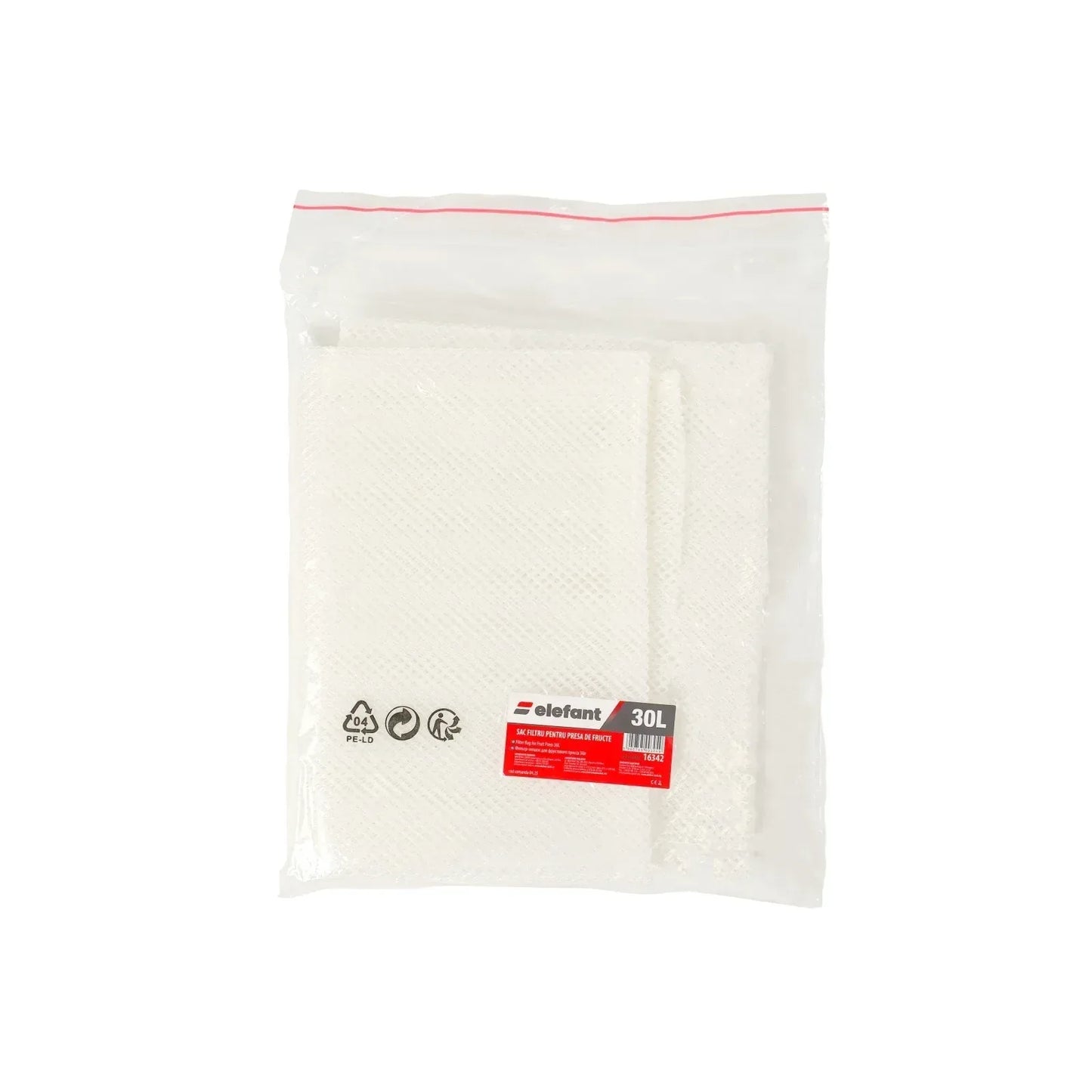 Sac filtru pentru presă de fructe 30L - 221.ro