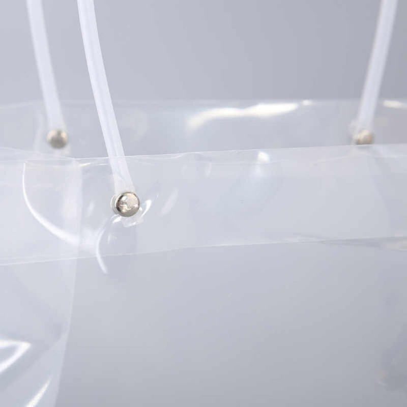 Sacoșe ghiveci transparente (set 10 buc)