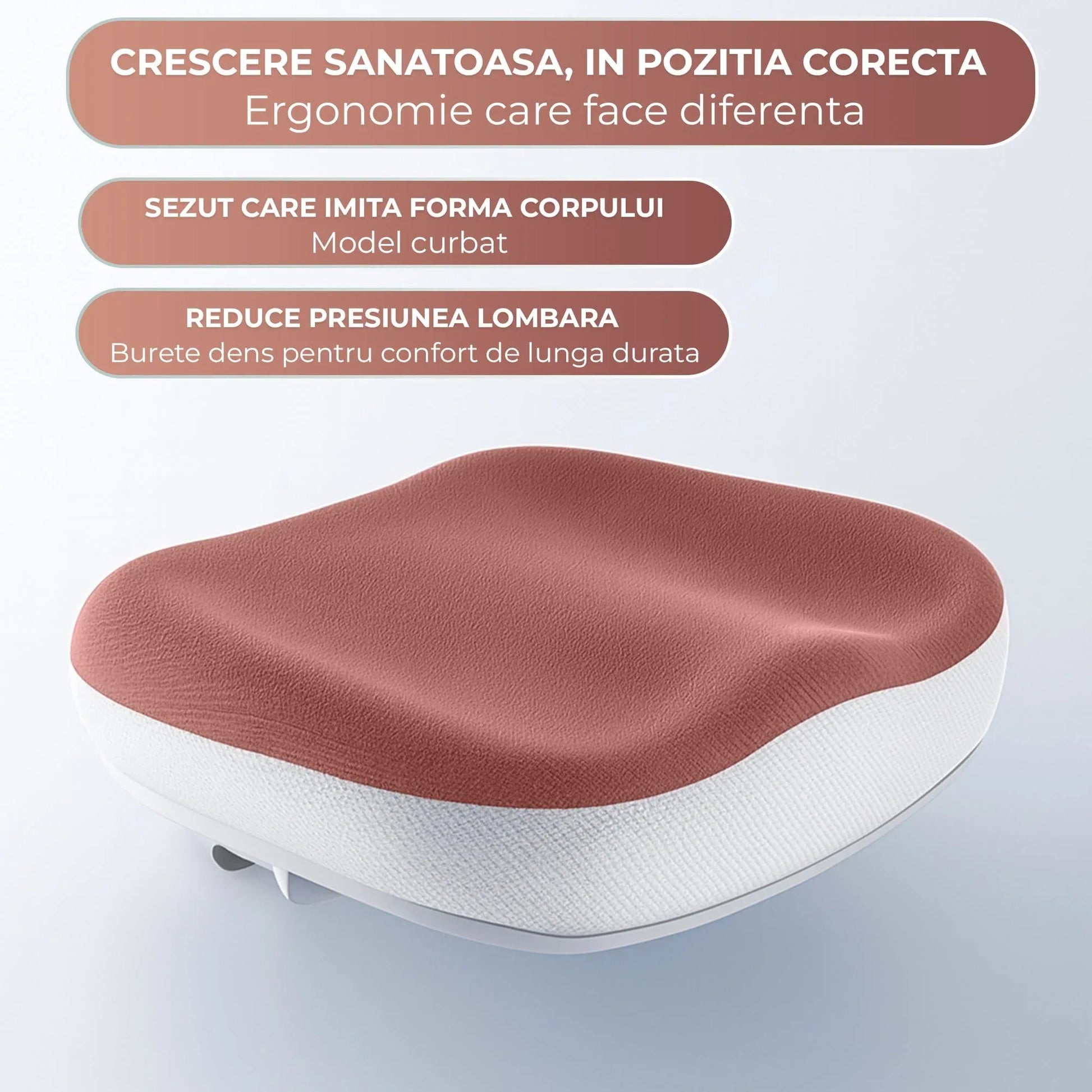 Scaun ergonomic copii, Spatar confortabil, Rglaj inaltime, Rotativ, Sezut moale, Brate rabatabile, Suport picioare reglabil, Roti auto-blocante, Roz - 221.ro