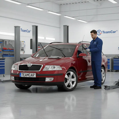 Ștergătoare Skoda Octavia II Combi 1Z5 02-10.2004 | Set Față Flat – TeamCar®