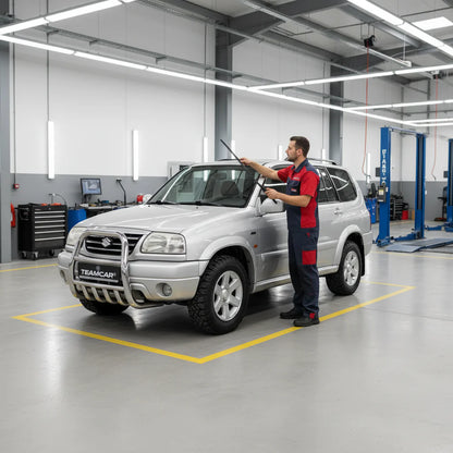 Ștergătoare Suzuki Grand Vitara I XL-7 HT 1998-2005 | Set Față și Spate Flat Premium – TeamCar®