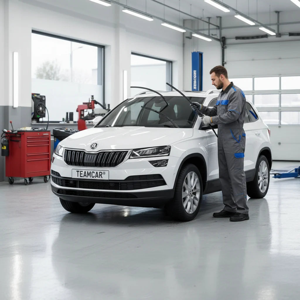 Ștergătoare Skoda Karoq NU7 2017-prezent | Set Față și Spate – TeamCar®