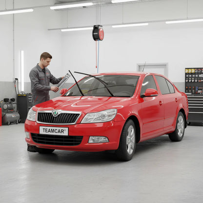 Ștergătoare Skoda Octavia II 1Z3 11.2004-2013 | Set Față Flat – TeamCar®