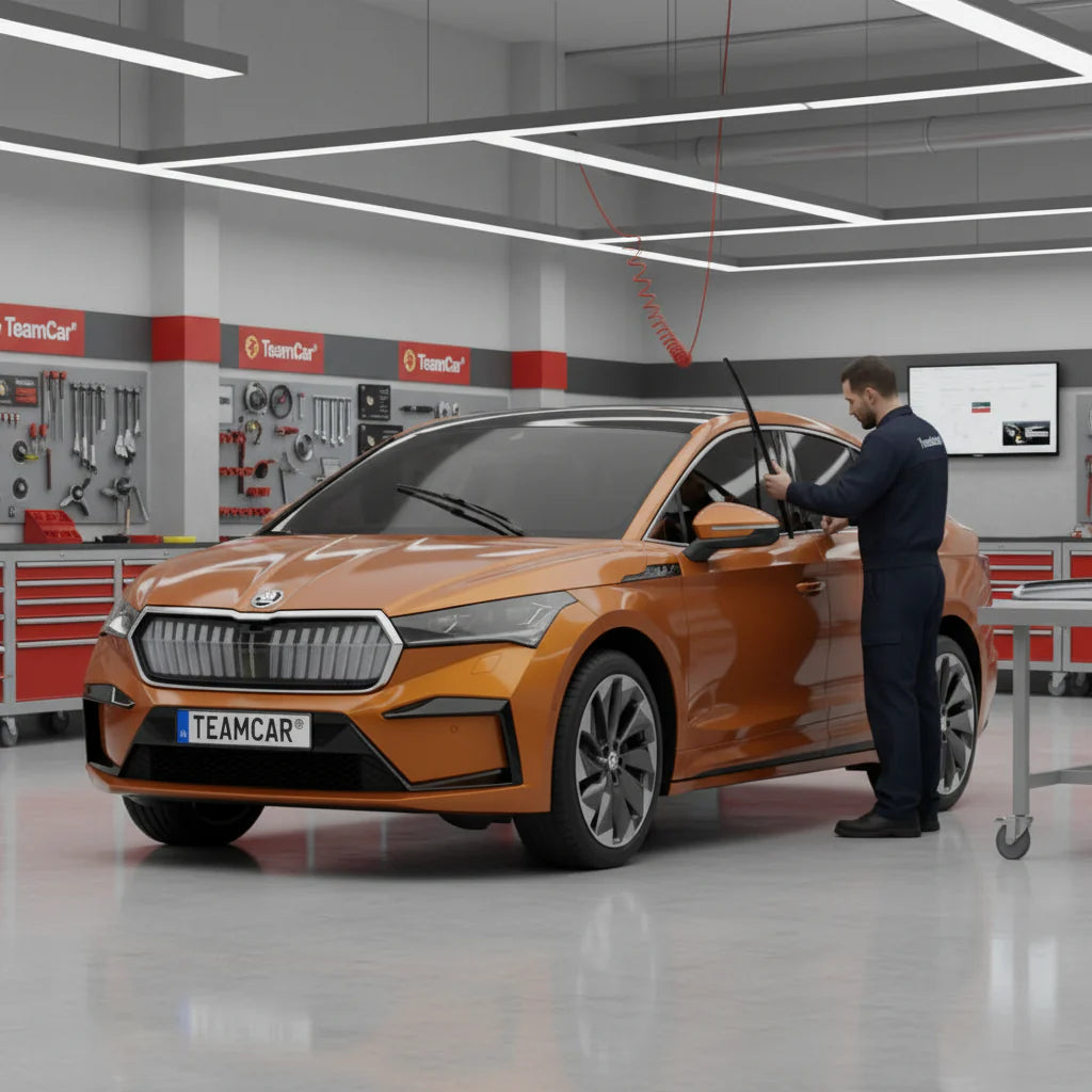Ștergătoare Skoda Enyaq iV Coupe 2021-prezent | Set Față Flat – TeamCar®