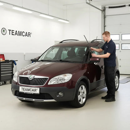 Ștergătoare Skoda Roomster 5J 2013-2015 | Set Față și Spate Flat – TeamCar®
