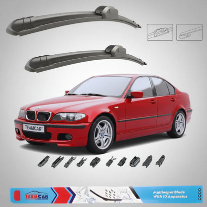 Ștergătoare BMW Seria 3 E46 Sedan (1998–2005) | Set Față – TeamCar®