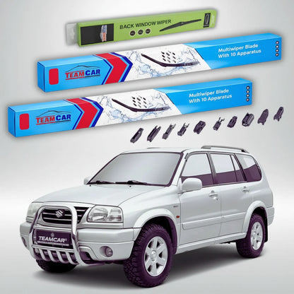 Ștergătoare Suzuki Grand Vitara I XL-7 HT 1998-2005 | Set Față și Spate Flat Premium – TeamCar®