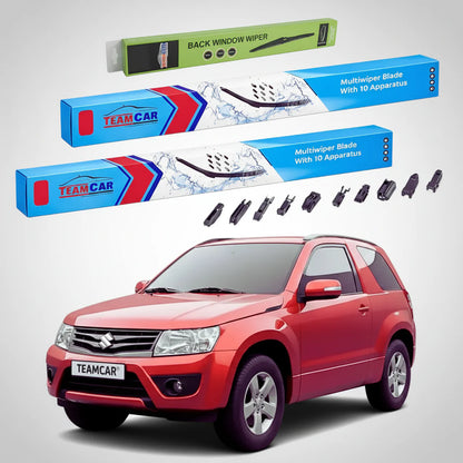 Ștergătoare Suzuki Grand Vitara II JT 3 Uși 2012-2015 | Set Față și Spate Flat Premium – TeamCar®
