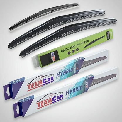 Ștergătoare Dacia Duster I (2010–2014) Hibrid | Set Față Spate 4x4 Upgrade – TeamCar®