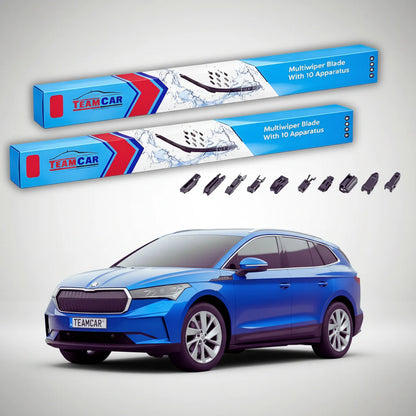 Ștergătoare Skoda Enyaq iV 50 2020-prezent | Set Dedicat Față Flat – TeamCar®