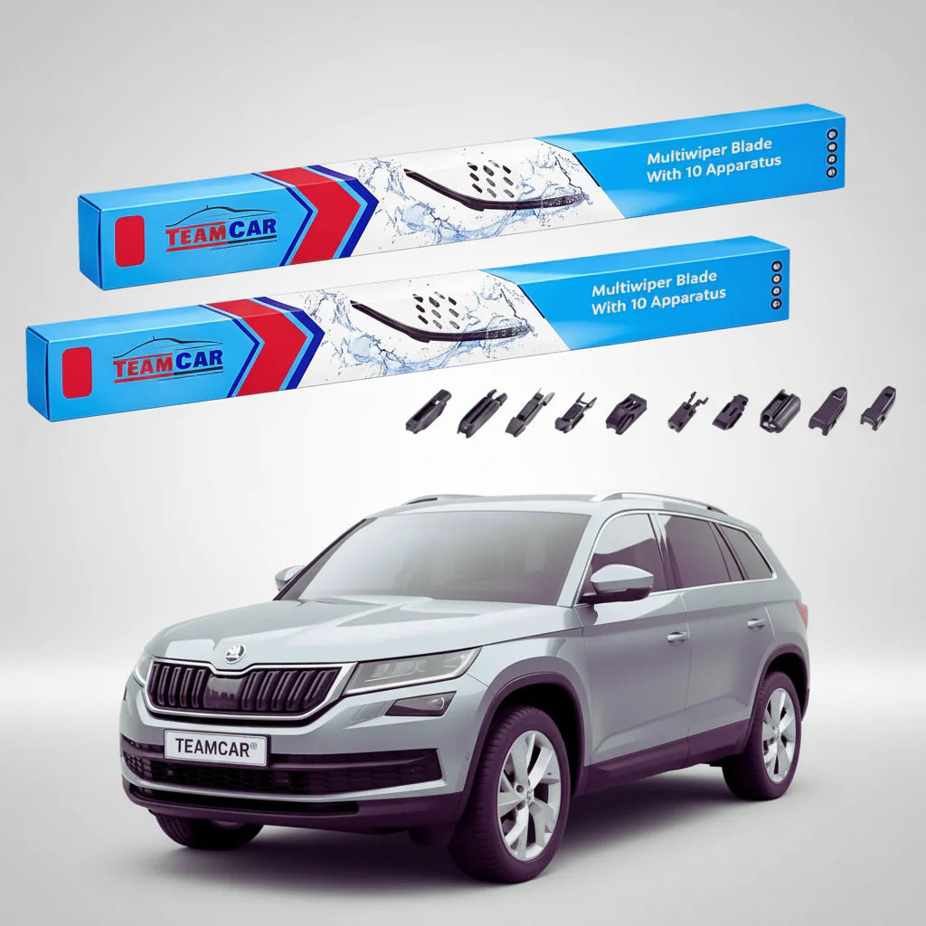 Ștergătoare Skoda Kodiaq I NS6/NS7 2016-prezent | Set Față Flat – TeamCar®