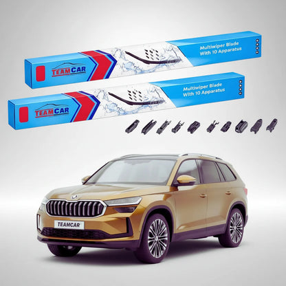 Ștergătoare Skoda Kodiaq II PS7 2024-prezent | Set Față Flat – TeamCar®