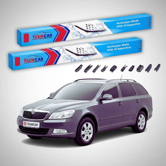 Ștergătoare Skoda Octavia II Combi 1Z5 11.2004-2013 | Set Față Flat – TeamCar®