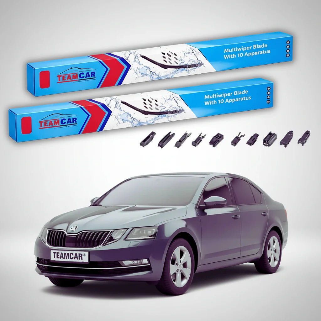 Ștergătoare Skoda Octavia III 5E3 2012-2021 | Set Față Flat – TeamCar®