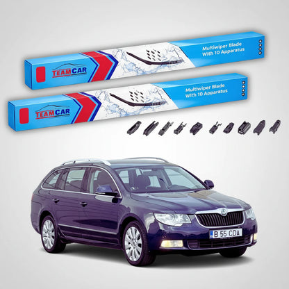 Ștergătoare Skoda Superb 3T5 Combi 2009-2015 | Set Față Flat – TeamCar®