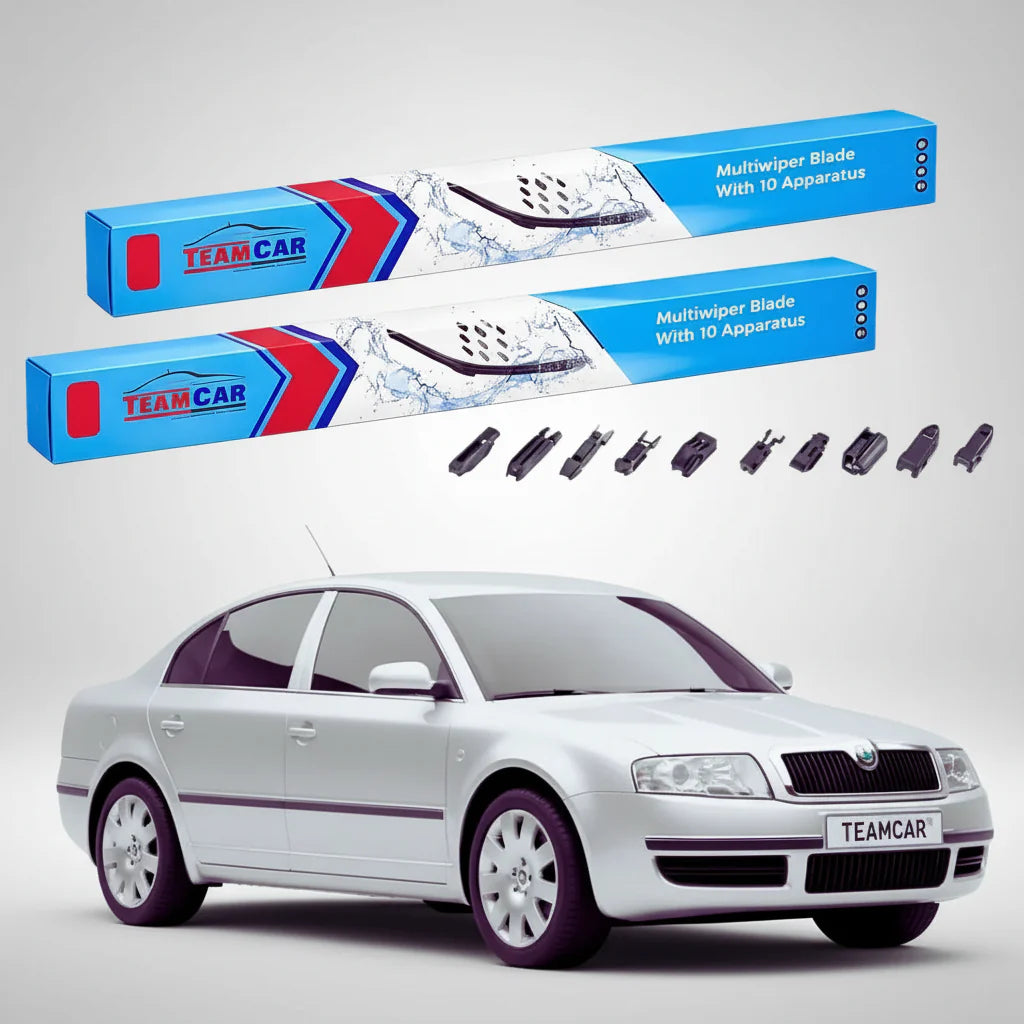 Ștergătoare Skoda Superb 3U4 2001-2004 | Set Față Flat – TeamCar®