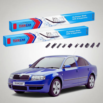 Ștergătoare Skoda Superb 3U4 2004-2008 | Set Față Flat – TeamCar®