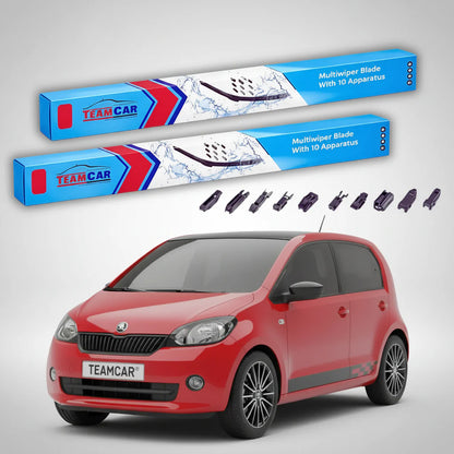 Ștergătoare Skoda Citigo 2012-2020 | Set Față Flat – TeamCar®