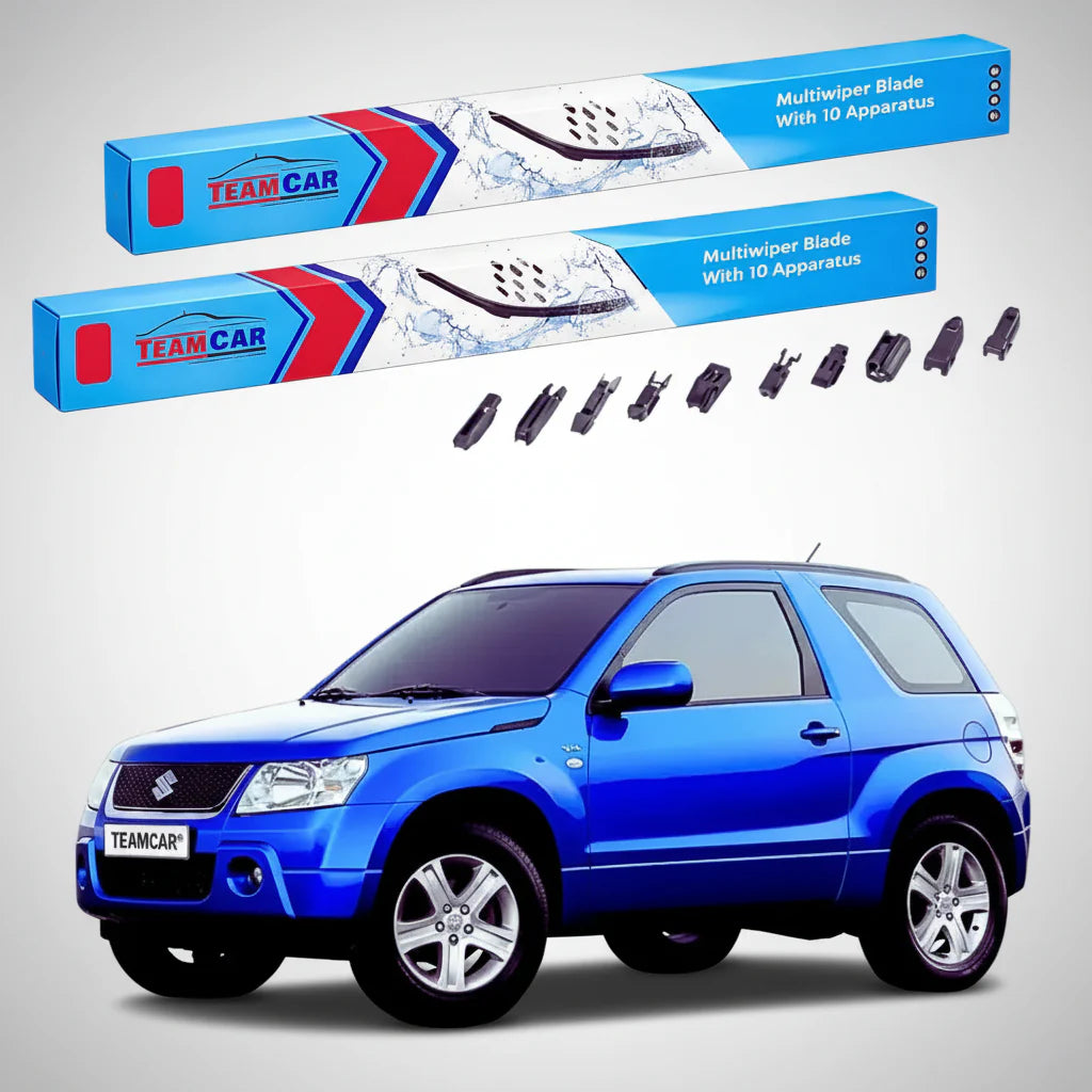 Ștergătoare Suzuki Grand Vitara II JT 3 Uși 2005-2008 | Set Față Flat Premium – TeamCar®