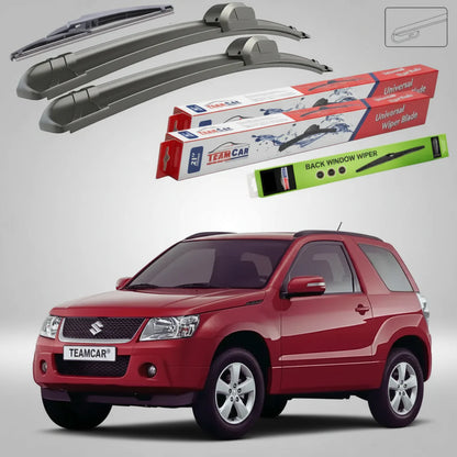 Ștergătoare Suzuki Grand Vitara II JT 3 Uși 2008-2012 | Set Față și Spate Flat – TeamCar®