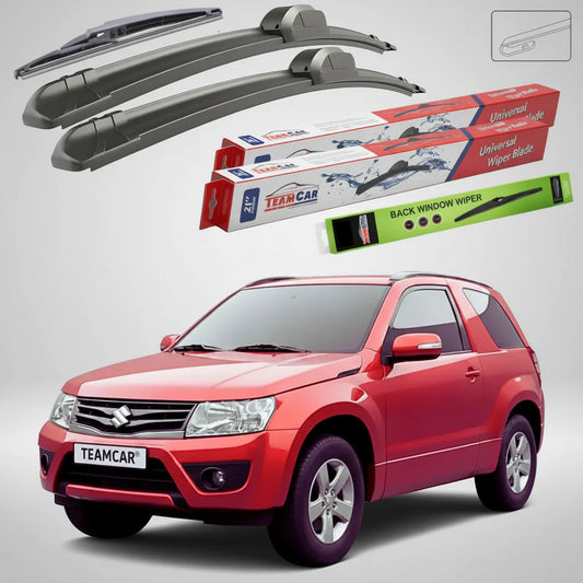 Ștergătoare Suzuki Grand Vitara II JT 3 Uși 2012-2015 | Set Față și Spate Flat – TeamCar®