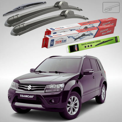 Ștergătoare Suzuki Grand Vitara II JT 5 Uși 2012-2015 | Set Față și Spate Flat – TeamCar®